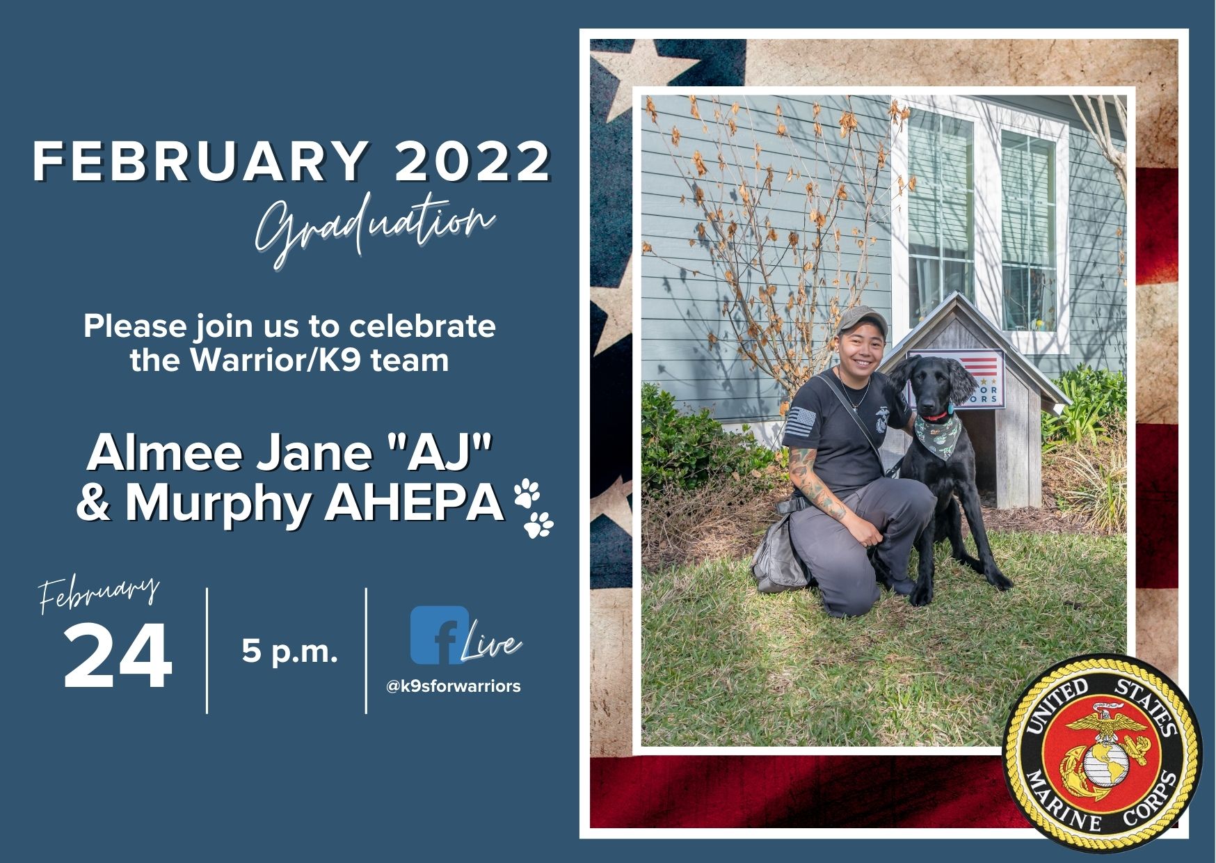 AHEPA Service Dogs for Warriors